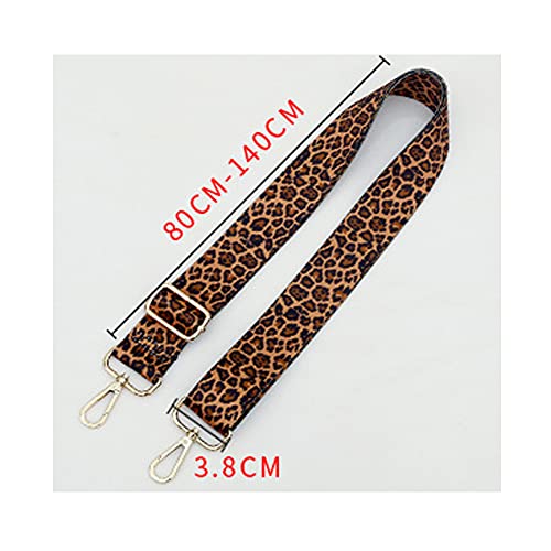 Purse Strap Replacement Crossbody Bag Women Wide Adjustable Leopard Handbag Straps