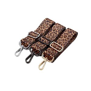 Purse Strap Replacement Crossbody Bag Women Wide Adjustable Leopard Handbag Straps