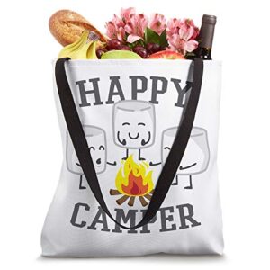 Marshmallows Happy Camper Tote Bag