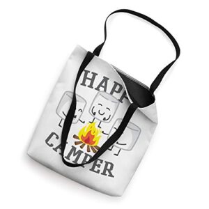 Marshmallows Happy Camper Tote Bag