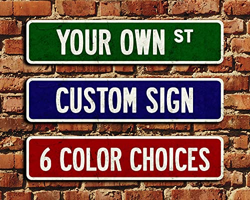 Funny HAHA USA Customized Color Vintage, Distressed Finish, Decorative Street Sign 4 x 18