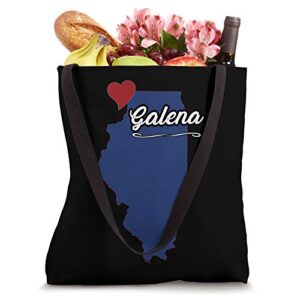 City of GALENA Illinois | IL Town - Novelty Merch Gift - Tote Bag