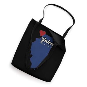 City of GALENA Illinois | IL Town - Novelty Merch Gift - Tote Bag