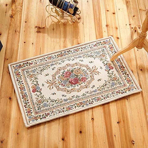 UKELER Royal Collection New Traditional Oriental Rug Home Decor Collection Floral Rugs Indoor Doormats for Living Room Bedroom Kitchen Bathroom (Euro Romance, 23.6''x35.4'')