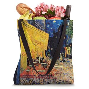 Vincent Van Gogh Cafe Terrace at Night Fine Art Tote Bag