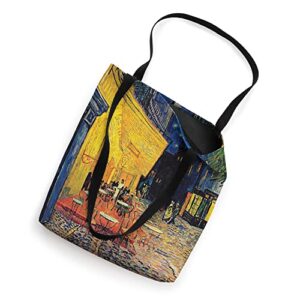 Vincent Van Gogh Cafe Terrace at Night Fine Art Tote Bag