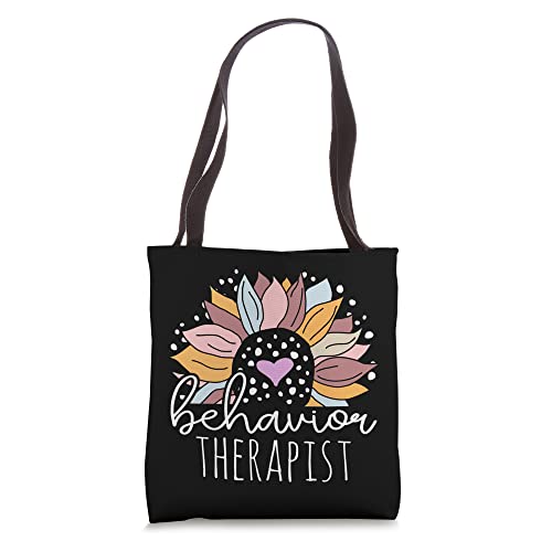 Cute Sunflower RBT Artwork, Behavior Therapist Tote Bag