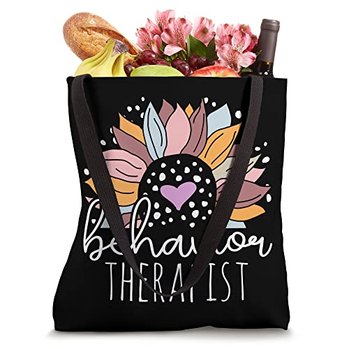 Cute Sunflower RBT Artwork, Behavior Therapist Tote Bag