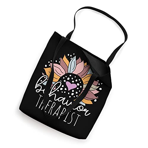 Cute Sunflower RBT Artwork, Behavior Therapist Tote Bag