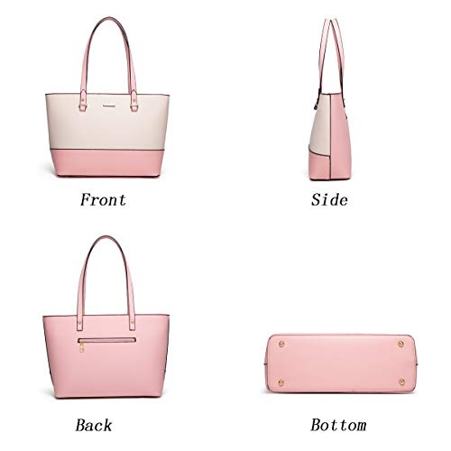 Women Fashion Handbags Wallet Tote Bag Shoulder Bag Top Handle Satchel Purse Set 4pcs