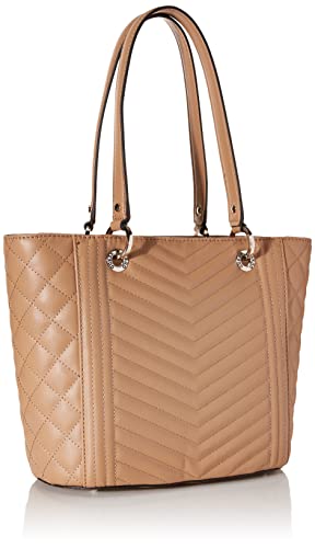 GUESS womens Noelle Small Elite Tote, Beige, One size US