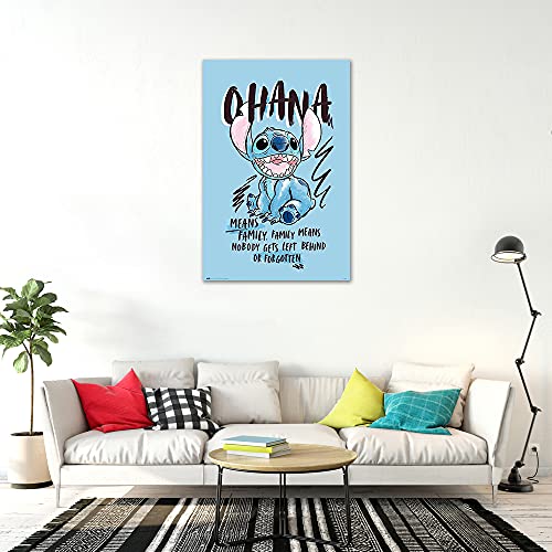 Lilo & Stitch - TV Show Poster (Ohana Means Family) (Size: 24" x 36")