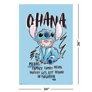 Lilo & Stitch - TV Show Poster (Ohana Means Family) (Size: 24" x 36")