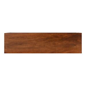 Kate and Laurel Holt Modern Floating Wood Wall Shelf, 30 x 8, Walnut Brown, Chic Rectangular Floating Wood Console for Wall