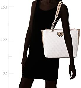 GUESS Alisa Society Tote, Powder Latte