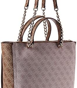 GUESS Alisa Society Tote, Powder Latte