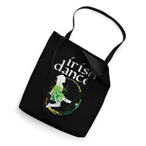 Irish Dance Girl Colors St Patricks Day Ceili Dancer Girl Tote Bag