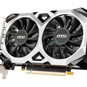 MSI Gaming GeForce GTX 1650 128-Bit HDMI/DP/DVI 4GB GDRR6 HDCP Support DirectX 12 VR Ready OC Graphics Card (GTX 1650 D6 Ventus XS OC)