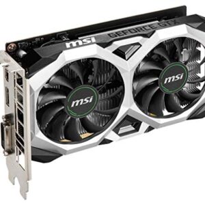 MSI Gaming GeForce GTX 1650 128-Bit HDMI/DP/DVI 4GB GDRR6 HDCP Support DirectX 12 VR Ready OC Graphics Card (GTX 1650 D6 Ventus XS OC)