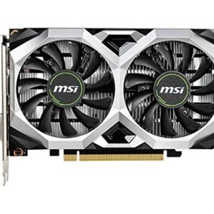 MSI Gaming GeForce GTX 1650 128-Bit HDMI/DP/DVI 4GB GDRR6 HDCP Support DirectX 12 VR Ready OC Graphics Card (GTX 1650 D6 Ventus XS OC)