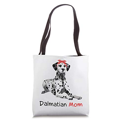 Dalmatian Mom Bandana Womens Dalmatian Dog Tote Bag