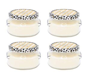 tyler candle diva 4-pack | 11 oz. glass jar scented candles | bougee scented double-wick clean burning candles for the home | home fragrance gift set made in usa