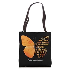 ms gifts women mom wife cute multiple sclerosis awareness tote bag