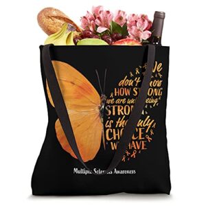 MS Gifts Women Mom Wife Cute Multiple Sclerosis Awareness Tote Bag