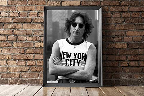 Wall Decor John lennon Poster (13 x 19 Inches) | Ready To Frame For Office, Living Room, Dorm, Kids Room, Bedroom, Studio