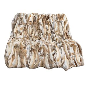 soft real rabbit fur throw blanket rug patchwork skin fur rug leather pelt home kitchen bed throws 6.6ft x 6.9ft
