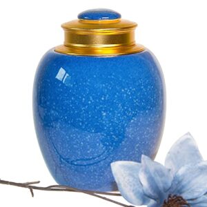 medium urns for human ashes – ocean blue urns for ashes adult male – cremation urns for human ashes adult female – baby urns for ashes dog urns