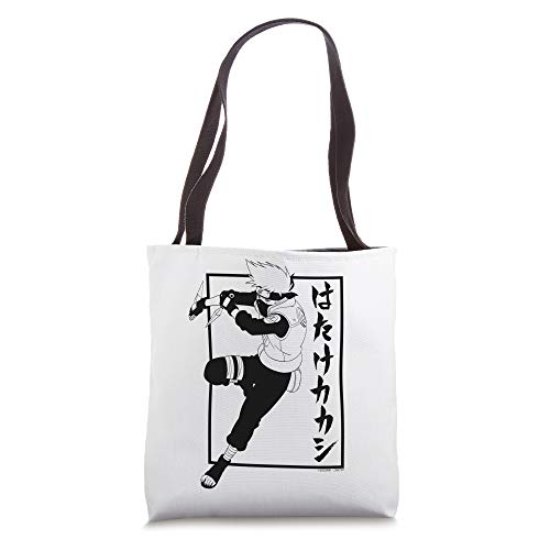 Naruto Shippuden Kakashi with Vertical Kanji Tote Bag