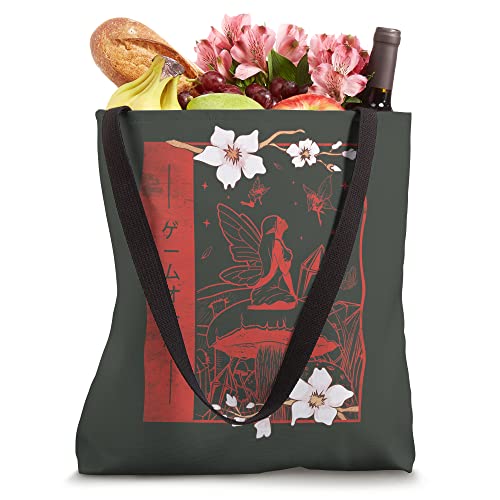 Fairycore Aesthetic Fairy Core Grunge Game Over Soft Grunge Tote Bag