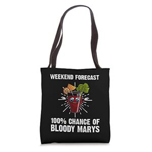 funny bloody mary gift men women mix vodka drinking lover tote bag