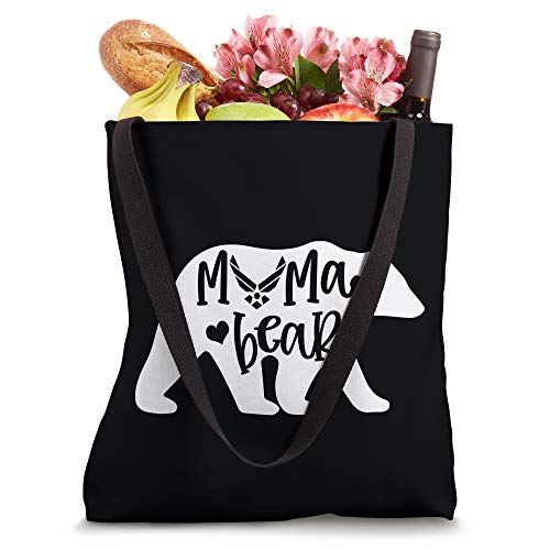 Mama Bear Proud Airforce Mom Army Military Mom Patriotic Tote Bag