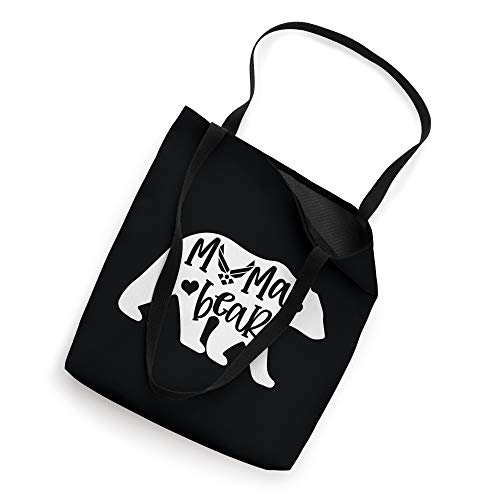 Mama Bear Proud Airforce Mom Army Military Mom Patriotic Tote Bag