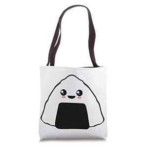 happy onigiri tote bag