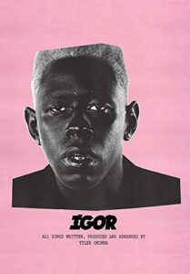 inked and screened tyler the creator igor album cover poster, 16×24(40x60cm) for living room
