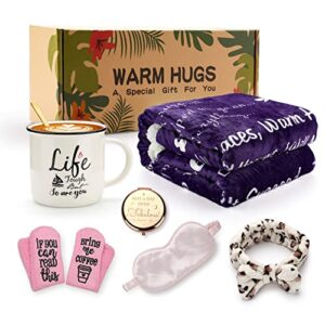 bniutcer get well soon gifts for women – care package feel better soon gifts, self care gifts baskets – thinking of you gift box for female mom sister coworker