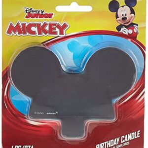 Mickey Mouse Birthday Candle | Black | Decoration | 1 Pc.