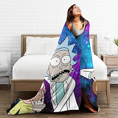 Cartoon Ultra-Soft Flannel Blanket Throw Lightweight Microfiber Plush Bed Couch Living Room/Bedroom Travel Blanket All Season50 x40