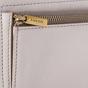 Fossil womens Logan Rfid Around Wallet Zip Clutch, Graystone, One Size US