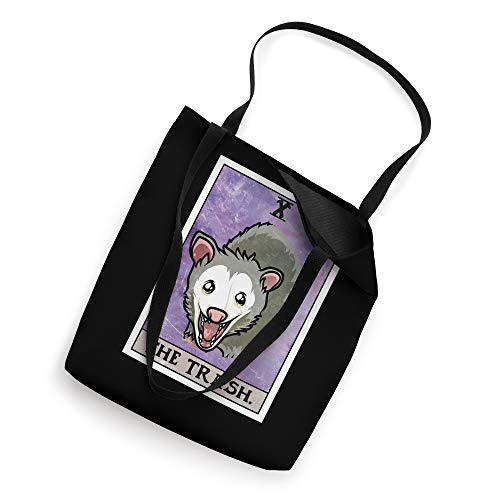 The Trash Tarot Card Funny Aesthetic Possum Tote Bag
