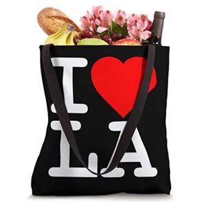 I Love LA Los Angeles Tote Bag