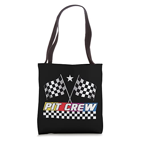 Pit Crew Racing Day for Stock Car Race Day Parties Tote Bag