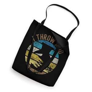 Vintage Retro I Throw Mud Shirt Joke Quote Funny Pottery Tote Bag