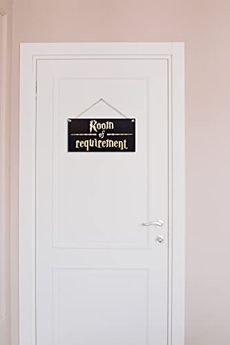 CARISPIBET Room of Requirement | Home Decorative Signs House Signs Fantasy and Wizardry Theme Welcome Sign 6" x 12" (Room of Requirement)