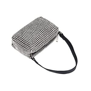 Eiyye Crystal Rhinestone Crossbody Bag Women's Evening Bag Rhinestone Black Shoulder Bag For Party Wedding Handbags