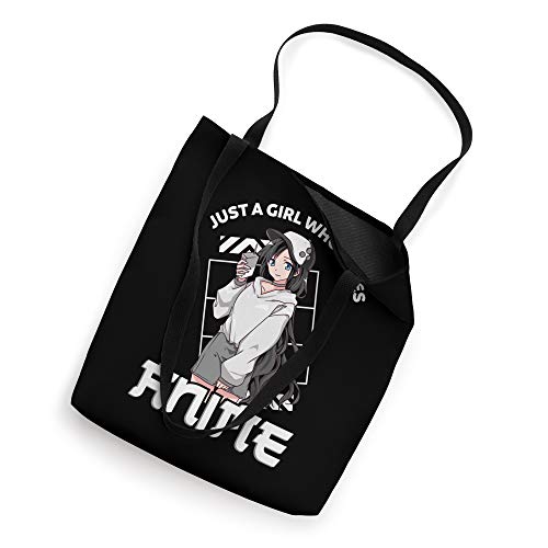 Anime Girl Just A Girl Who Loves Anime Tote Bag