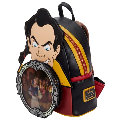 Loungefly Disney Villains Scene Gaston Womens Double Strap Shoulder Bag Purse